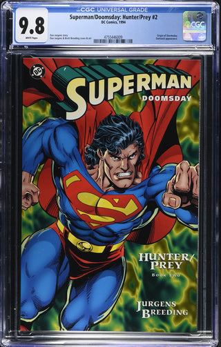 Superman/Doomsday: Hunter/Prey #2 (1994) Graded CGC 9.8