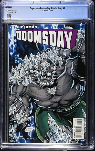 Superman/Doomsday: Hunter/Prey #2 (1994) Graded CGC 9.8