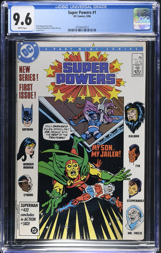 Super Powers #1 (9/86) Graded CGC 9.6