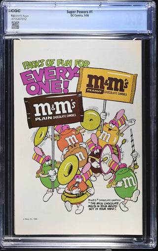 Super Powers #1 (9/86) Graded CGC 9.6