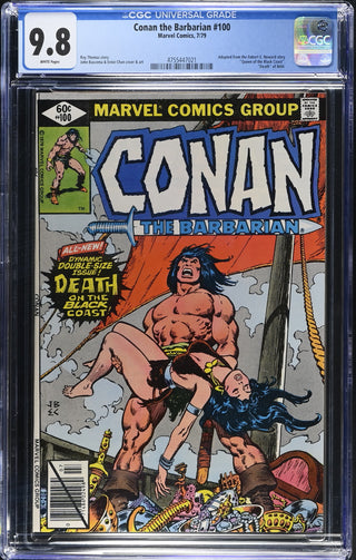 Conan the Barbarian #100 (7/79) Graded CGC 9.8