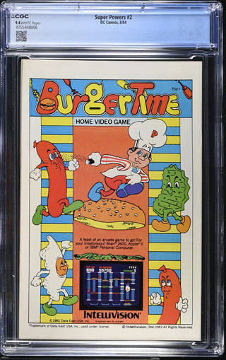 Super Powers #2 (8/84) Graded CGC 9.4