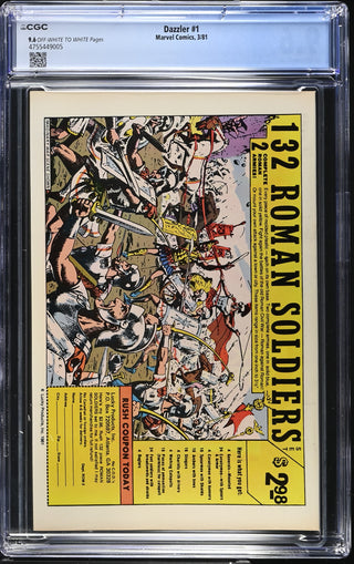 Dazzler #1 (3/81) Graded CGC 9.6