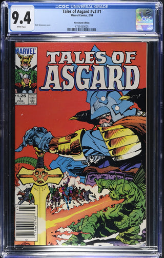 Tales of Asgard #v2 #1 (2/84) Graded CGC 9.4 Newsstand Edition