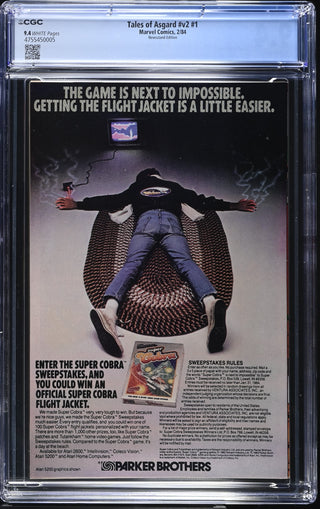 Tales of Asgard #v2 #1 (2/84) Graded CGC 9.4 Newsstand Edition