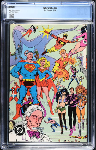 Who's Who #22 (12/86) Graded CGC 9.8