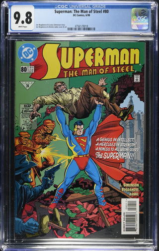 Superman: The Man of Steel #80 (6/98) Graded CGC 9.8