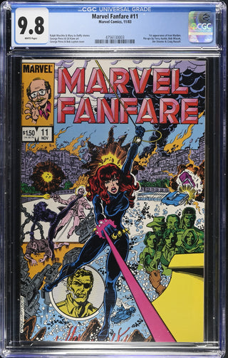 Marvel Fanfare #11 (11/83) Graded CGC 9.8