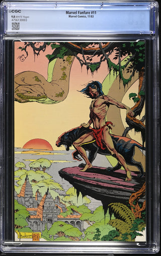 Marvel Fanfare #11 (11/83) Graded CGC 9.8