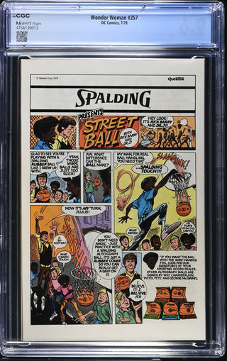 Wonder Woman #257 (7/79) Graded CGC 9.6