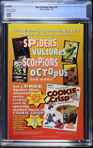 Ren & Stimpy Show #26 (1/95) Graded CGC 9.6