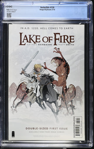 Invincible #130 (8/16) Graded CGC 9.8