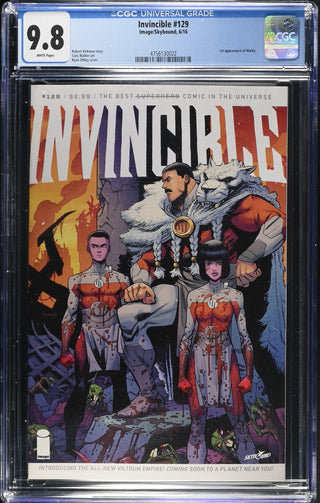 Invincible #129 (6/16) Graded CGC 9.8