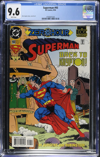 Superman #93 (9/94) Graded CGC 9.6