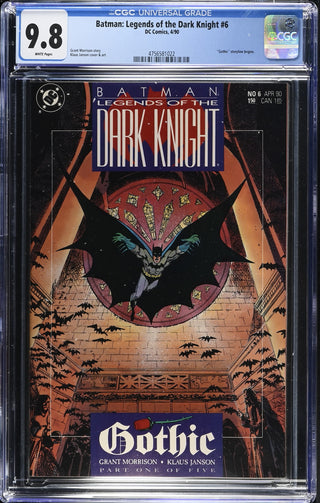 Batman: Legends of the Dark Knight #6 (4/90) Graded CGC 9.8