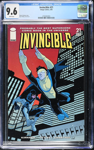 Invincible #21 (3/05) Graded CGC 9.6 front cover