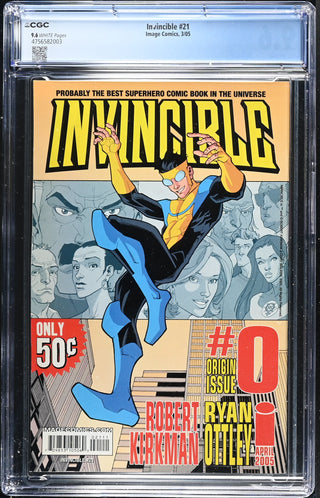 Invincible #21 (3/05) Graded CGC 9.6 back cover