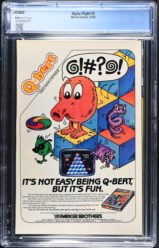 Alpha Flight #5 (12/83) Graded CGC 9.4