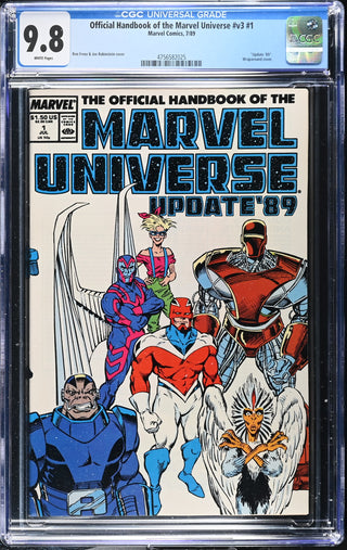 Official Handbook of the Marvel Universe #v3 #1 (7/89) Graded CGC 9.8