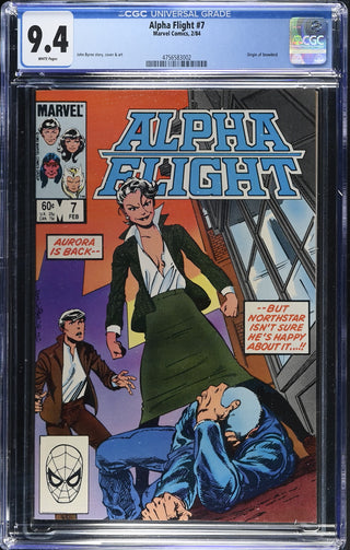 Alpha Flight #7 (2/84) Graded CGC 9.4
