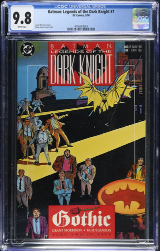 Batman: Legends of the Dark Knight #7 (5/90) Graded CGC 9.8
