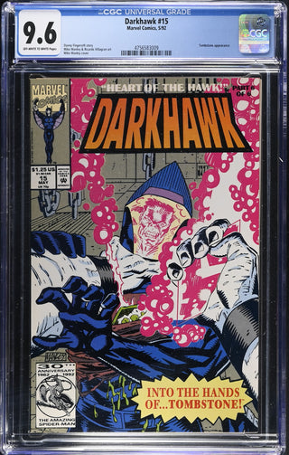 Darkhawk #15 (5/92) Graded CGC 9.6