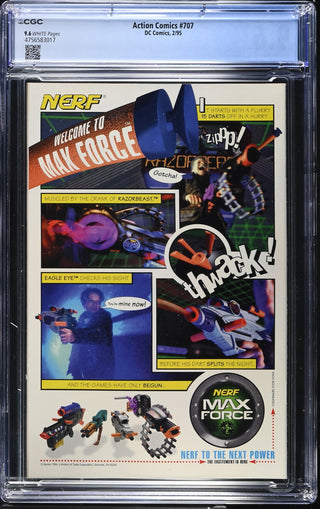 Action Comics #707 (2/95) Graded CGC 9.6