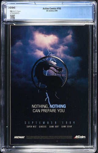 Action Comics #702 (8/94) Graded CGC 9.8