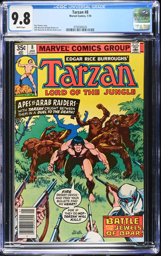 Tarzan #8 (1/78) Graded CGC 9.8