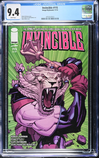 Invincible #115 (11/14) Graded CGC 9.4