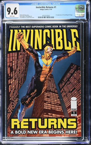 Invincible Returns #1 (4/10) Graded CGC 9.6