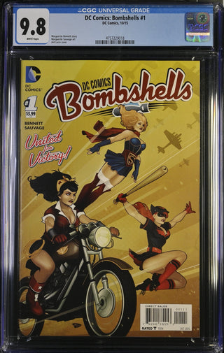 DC Comics: Bombshells #1 (10/15) Graded CGC 9.8