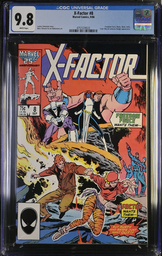 X-Factor #8 (9/86) Graded CGC 9.8