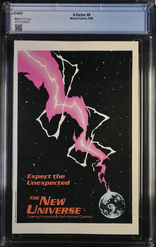X-Factor #8 (9/86) Graded CGC 9.8