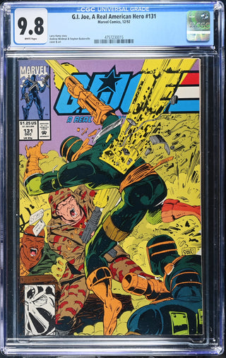 G.I. Joe, A Real American Hero #131 (12/92) Graded CGC 9.8 front cover