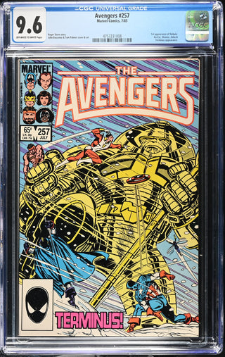 Avengers #257 (7/85) Graded CGC 9.6