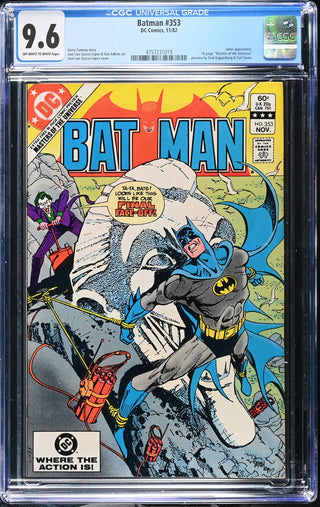 Batman #353 (11/82) Graded CGC 9.6
