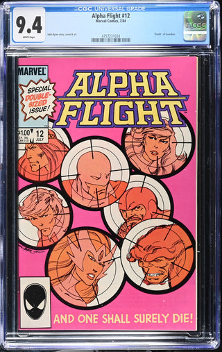 Alpha Flight #12 (7/84) Graded CGC 9.4