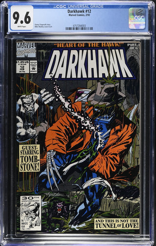 Darkhawk #12 (2/92) Graded CGC 9.6
