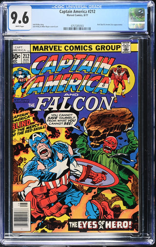 Captain America #212 (8/77) Graded CGC 9.6 front cover