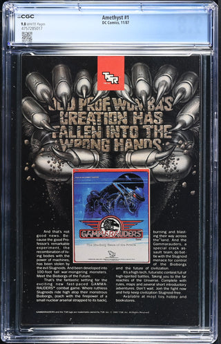 Amethyst #1 (11/87) Graded CGC 9.8