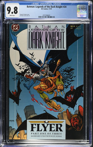 Batman: Legends of the Dark Knight #24 (11/91) Graded CGC 9.8