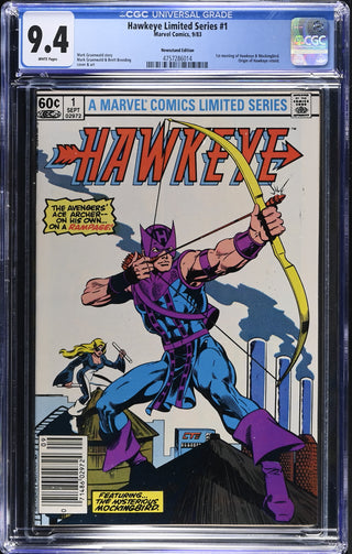 Hawkeye Limited Series #1 (9/83) Graded CGC 9.4 Newsstand Edition