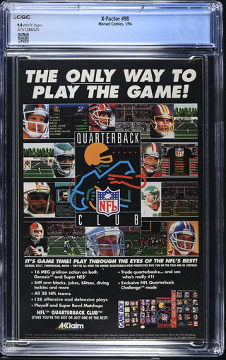 X-Factor #98 (1/94) Graded CGC 9.4