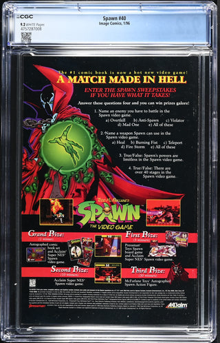 Spawn #40 (1/96) Graded CGC 9.2