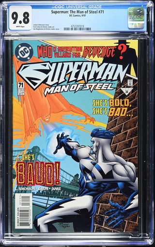 Superman: The Man of Steel #71 (9/97) Graded CGC 9.8