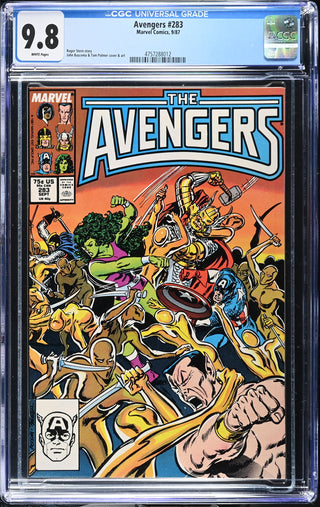 Avengers #283 (9/87) Graded CGC 9.8