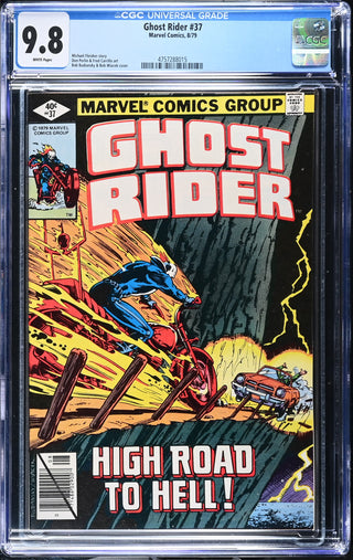 Ghost Rider #37 (8/79) Graded CGC 9.8
