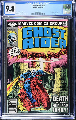 Ghost Rider #40 (1/80) Graded CGC 9.8