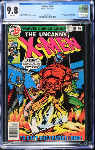 X-Men #116 (12/78) Graded CGC 9.8